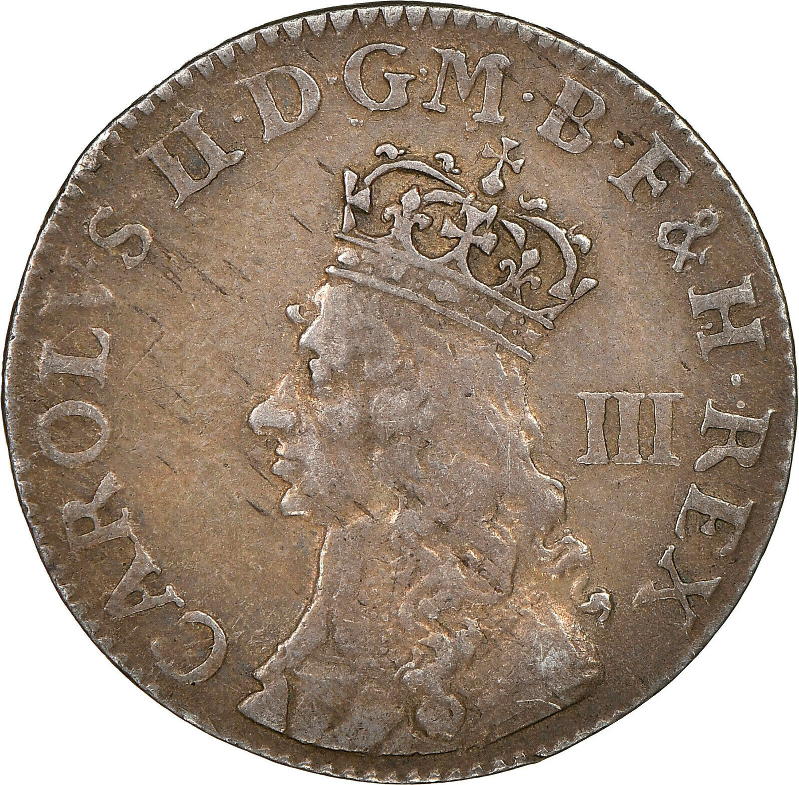 1660-2 (undated) Charles Ii Maundy 3 Pence Ngc Au 50